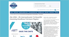 Desktop Screenshot of lima-verband.de